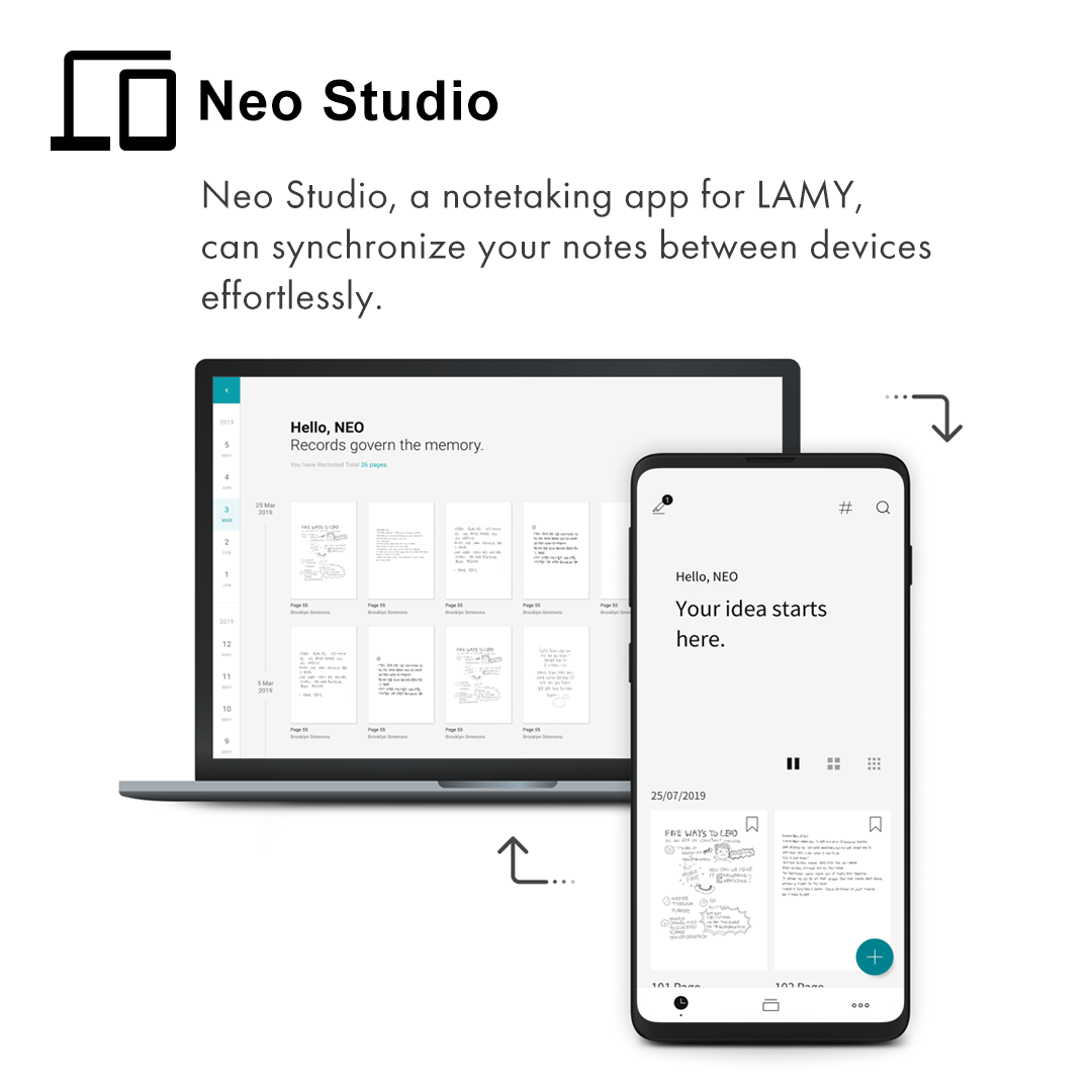 LAMY Safari All Black Ncode - Neo smartpen