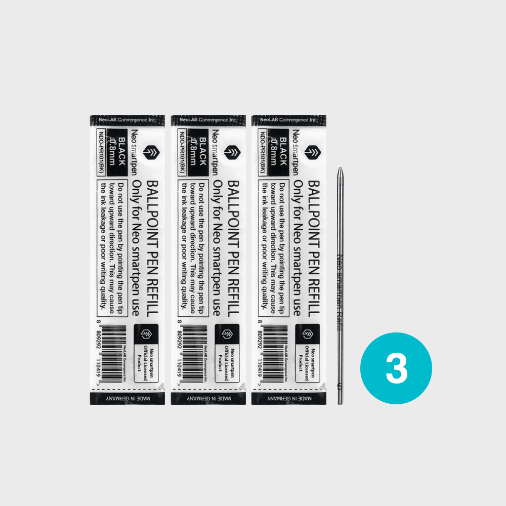D1 Refill X 3 for Neo Smartpens - Neo smartpen