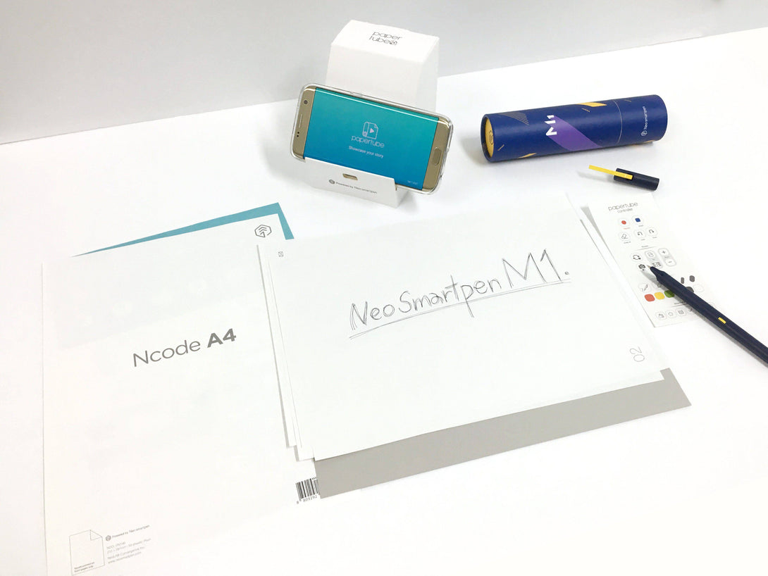 Bundle: Ncode A4, Paper tube Controller, Video-Making Kit - Neo smartpen