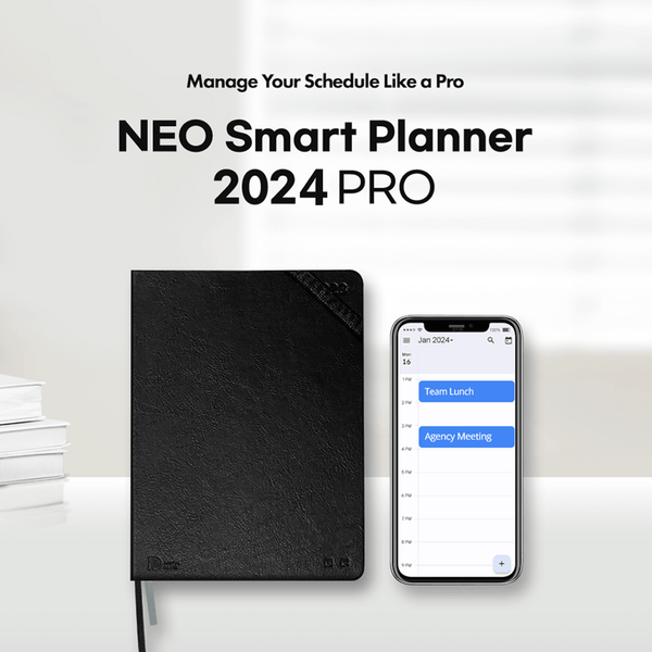 Digital Professional Notebook: Hard Cover, Ruled, Black, 5.5' x 8.7' – Neo  smartpen